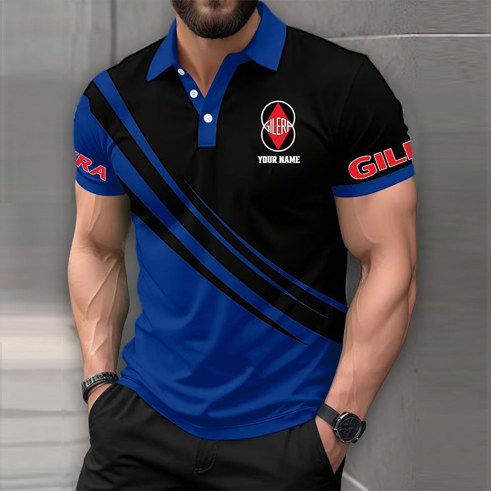 Gilera Motorcycles Poloshirt – Bild 2