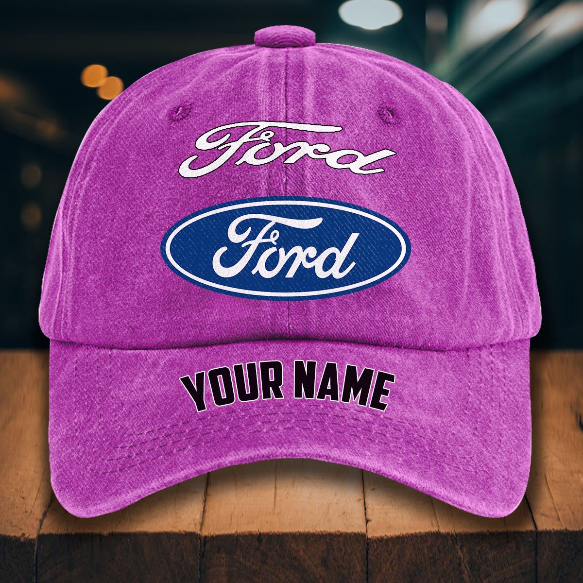 Ford Gewaschene Denim-Kappe – Bild 6