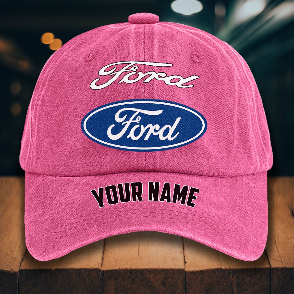 Ford Gewaschene Denim-Kappe – Bild 10