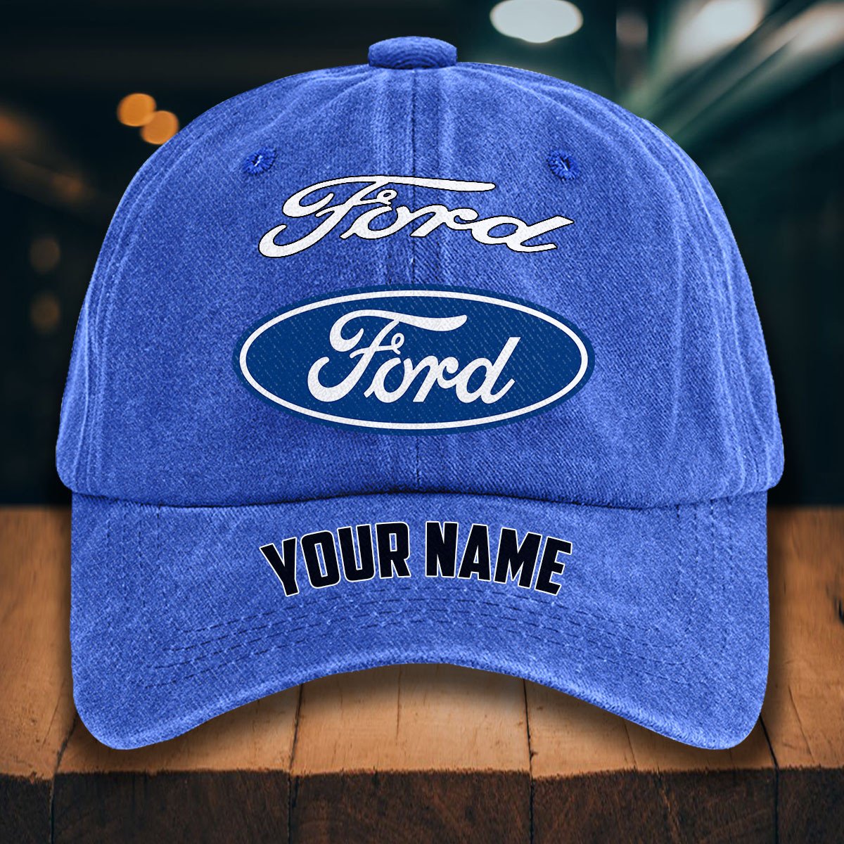 Ford Gewaschene Denim-Kappe – Bild 13