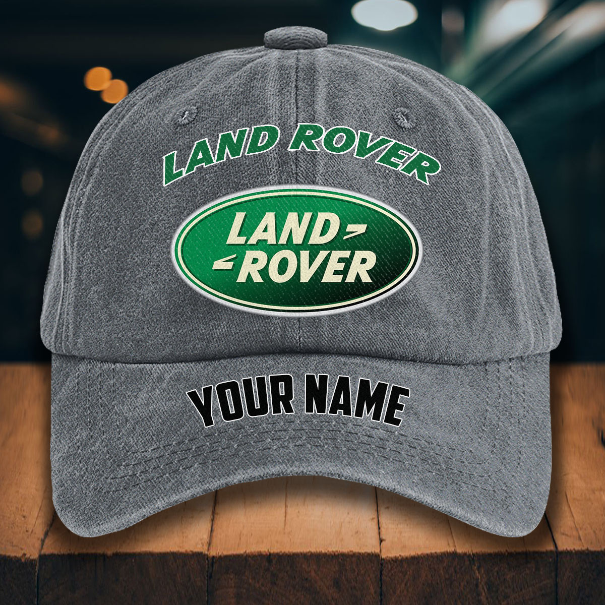 Land Rover Gewaschene Denim-Kappe – Bild 4