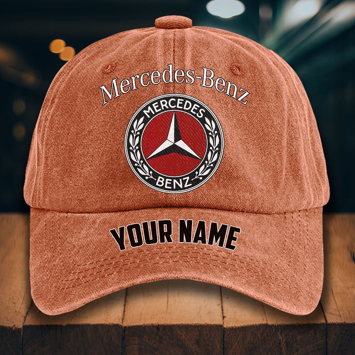 Mercedes-Benz Gewaschene Denim-Kappe – Bild 8