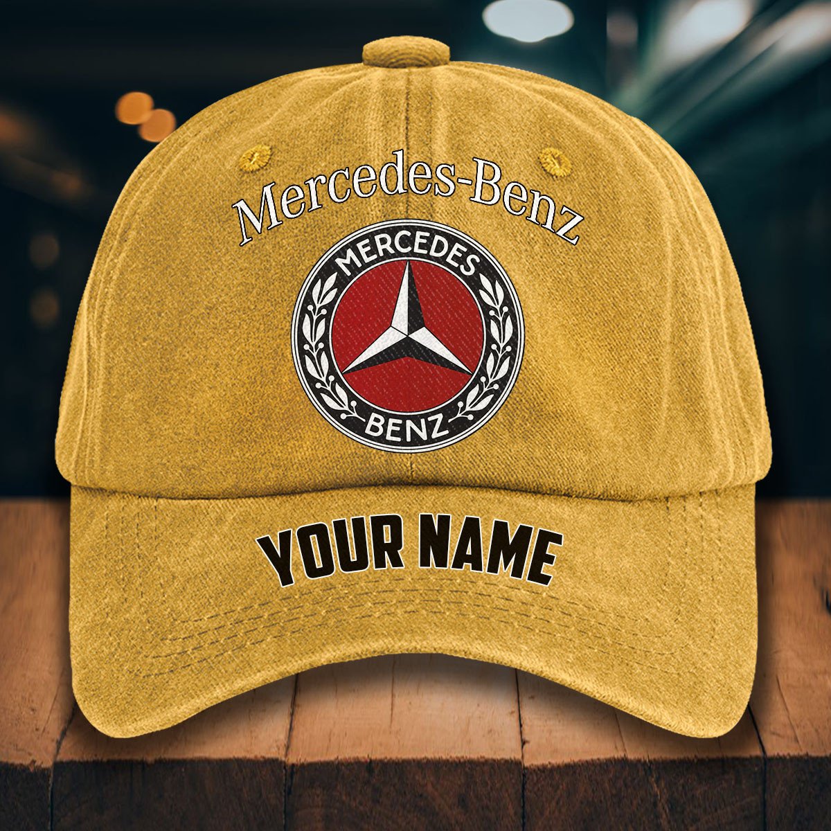 Mercedes-Benz Gewaschene Denim-Kappe – Bild 15
