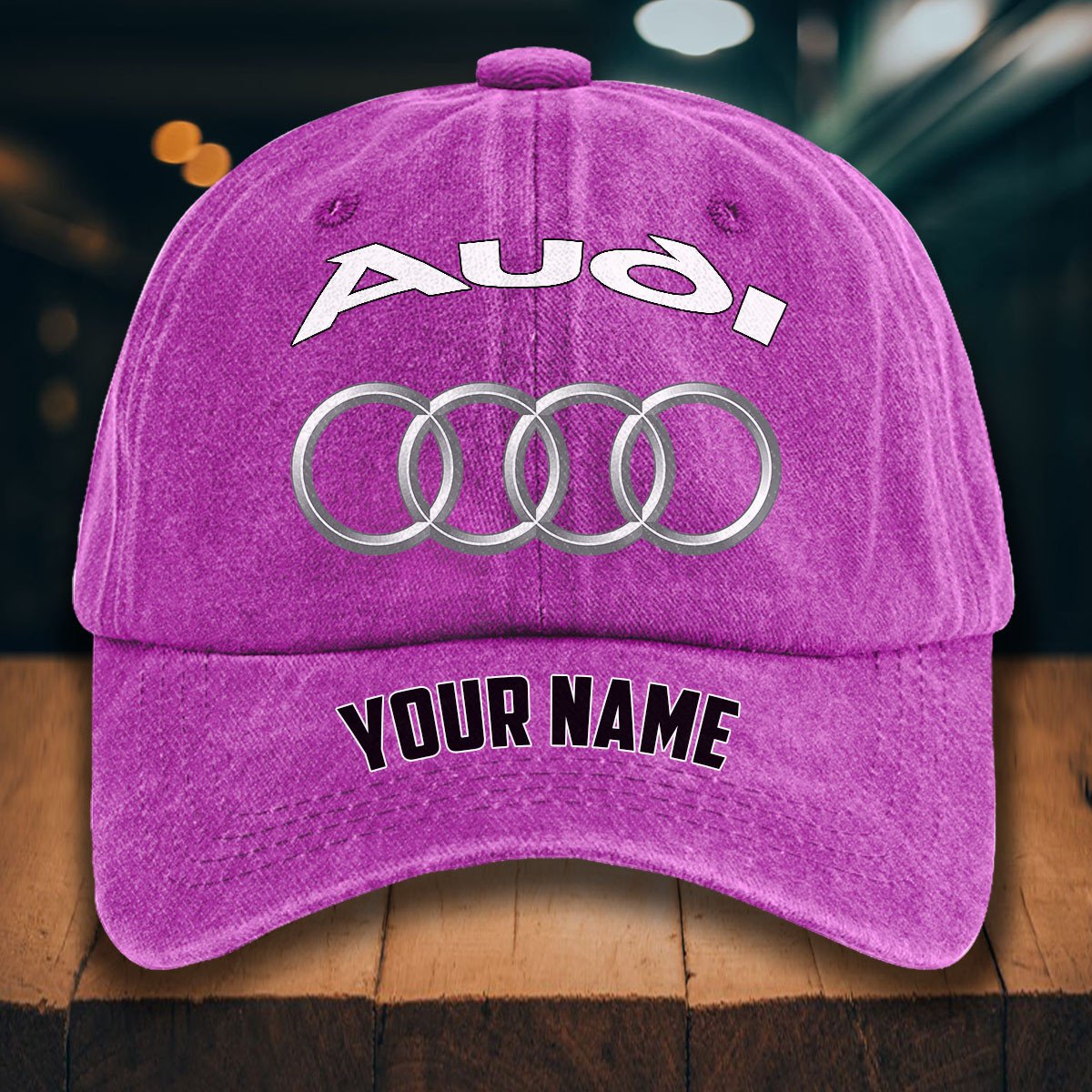 Audi Gewaschene Denim-Kappe – Bild 6