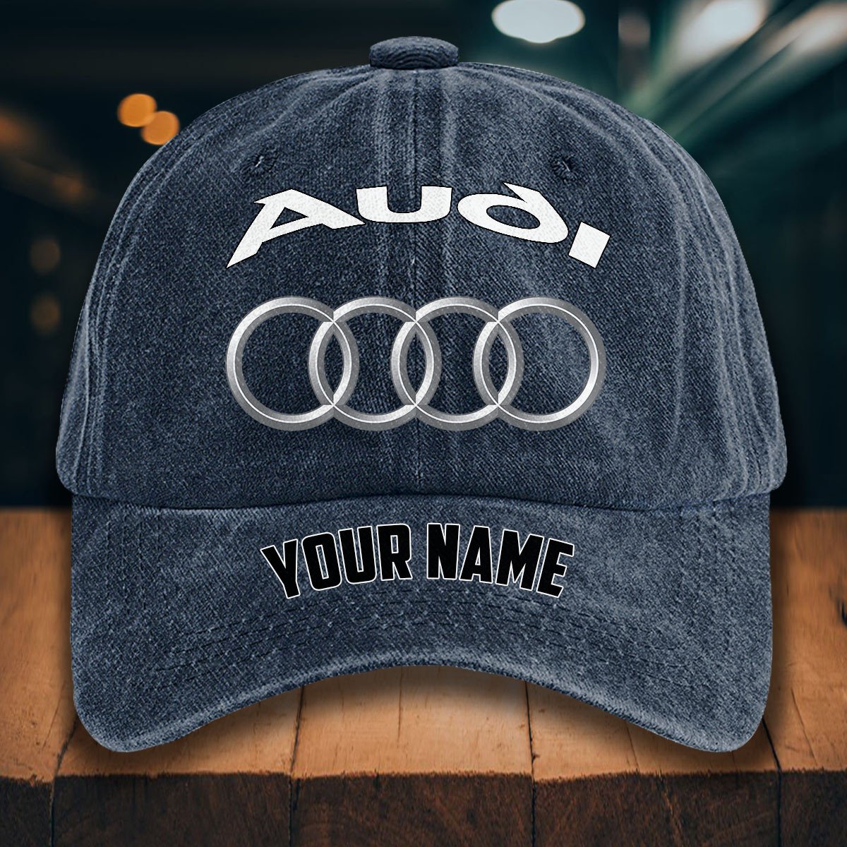 Audi Gewaschene Denim-Kappe – Bild 7