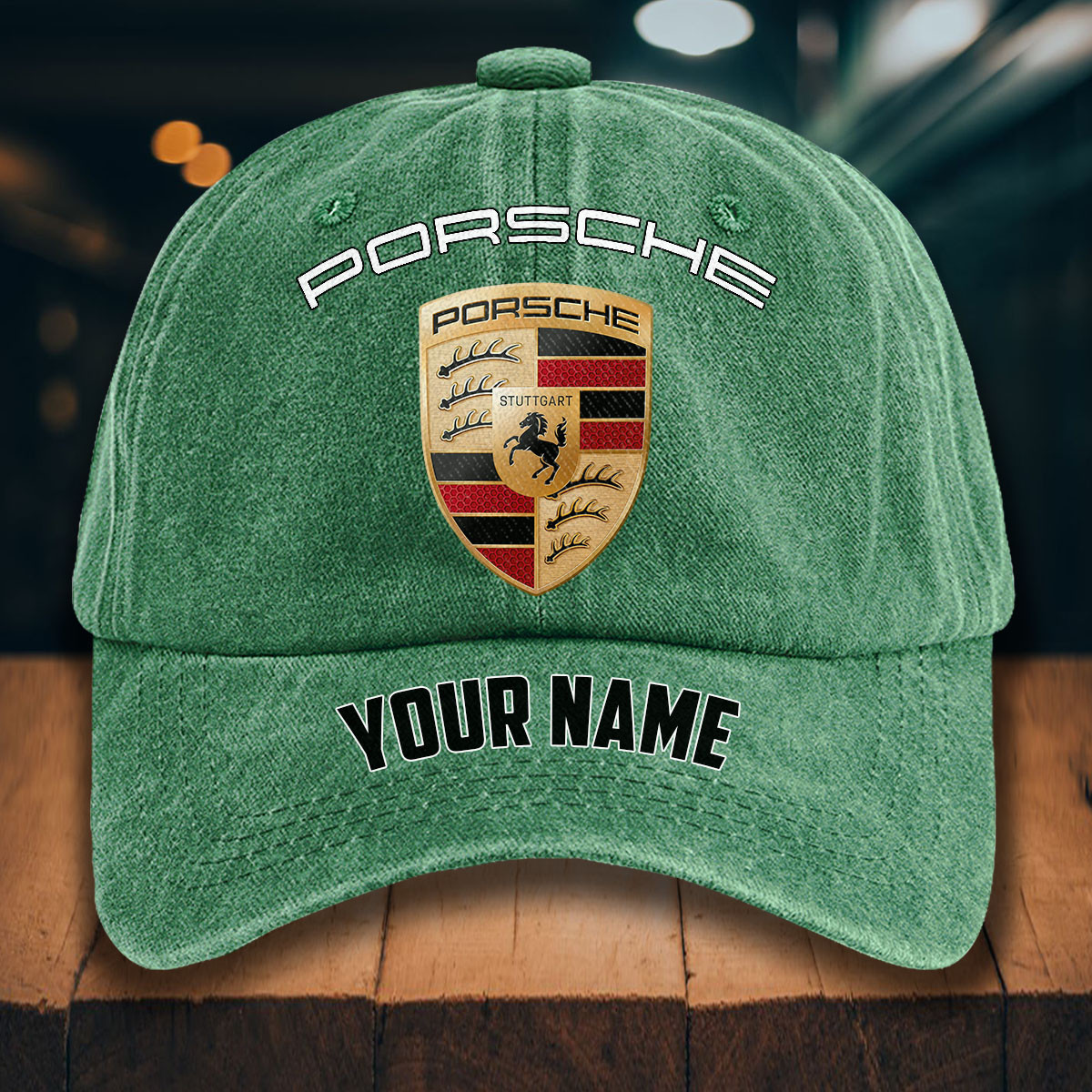 Porsche Gewaschene Denim-Kappe – Bild 3