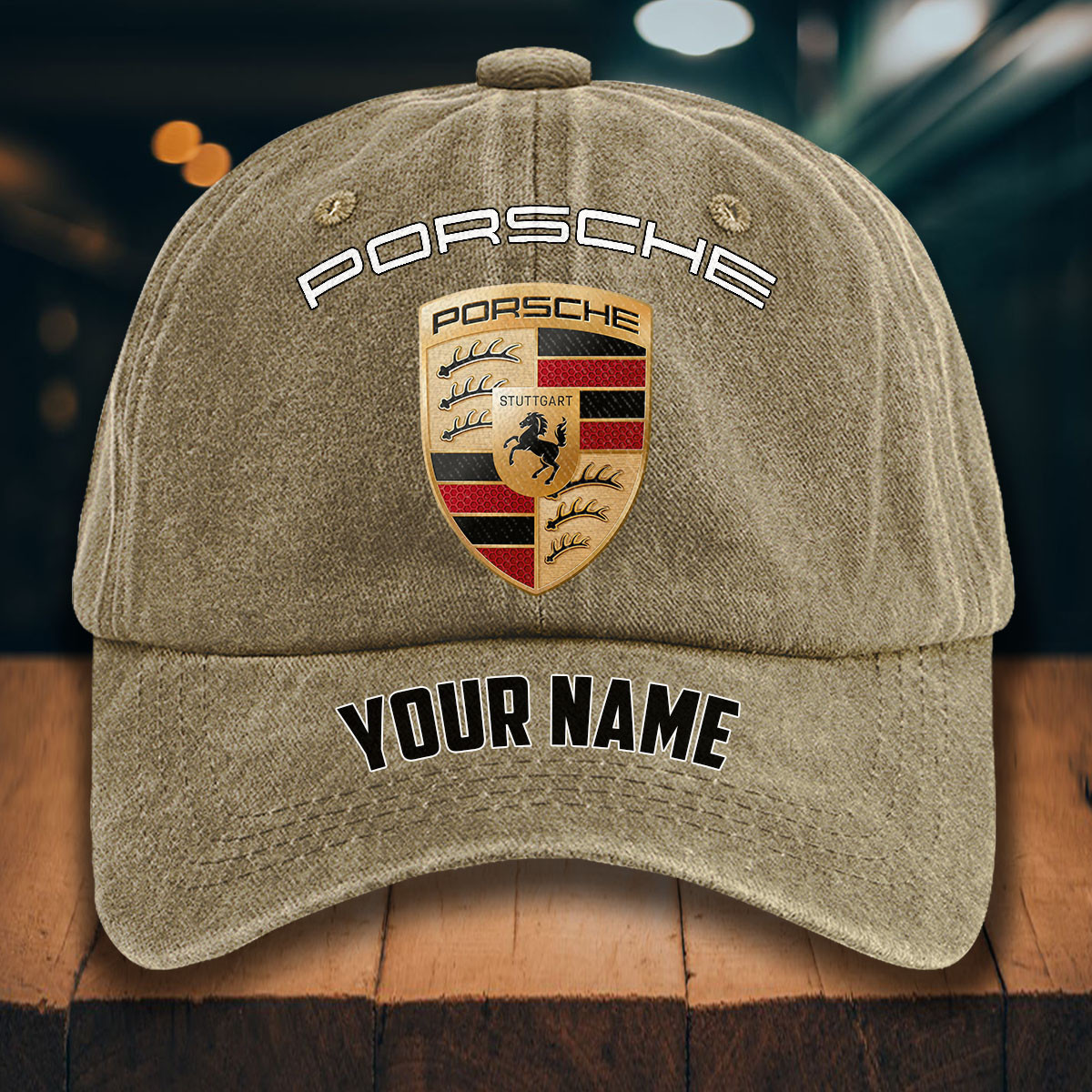 Porsche Gewaschene Denim-Kappe – Bild 5