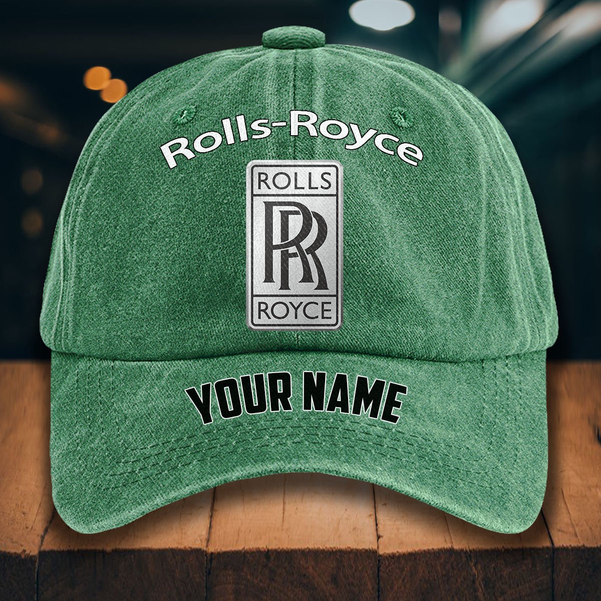 Rolls Royce Gewaschene Denim-Kappe – Bild 3