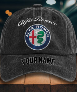 Alfa Romeo Gewaschene Denim-Kappe