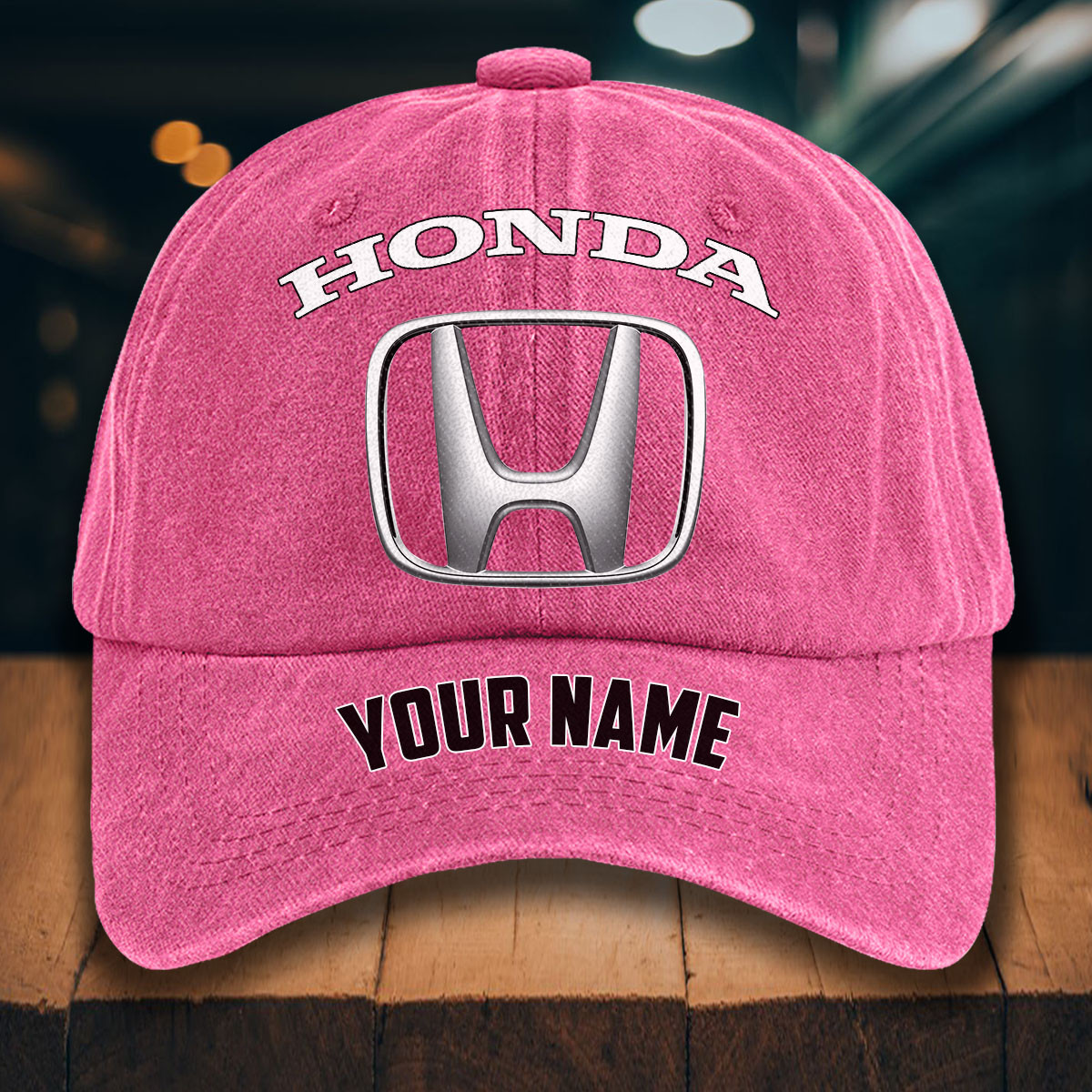 Honda Gewaschene Denim-Kappe – Bild 10