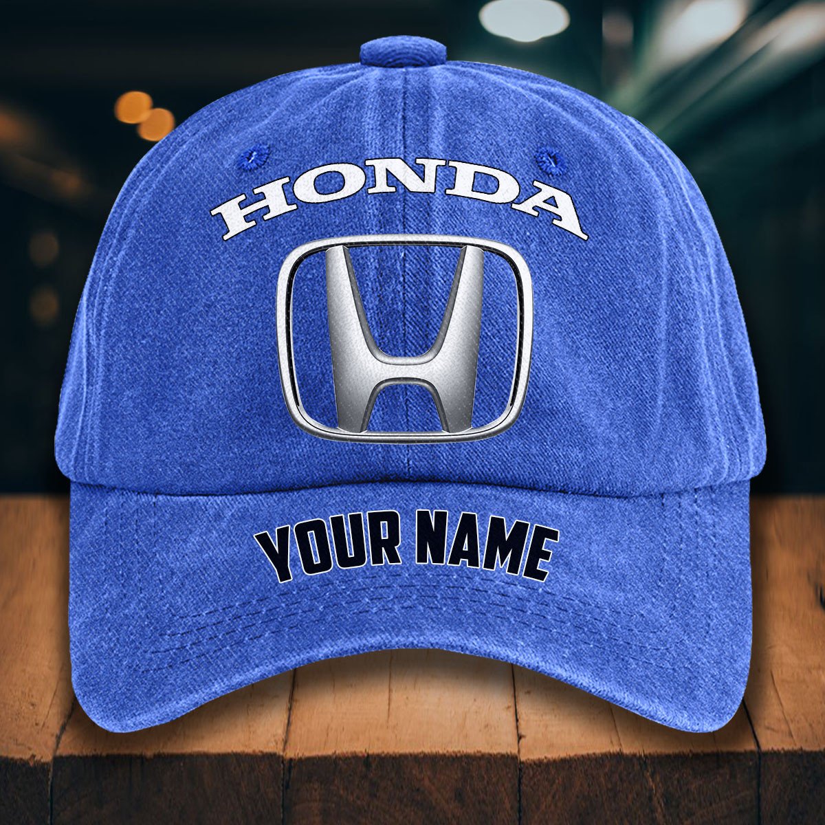 Honda Gewaschene Denim-Kappe – Bild 13