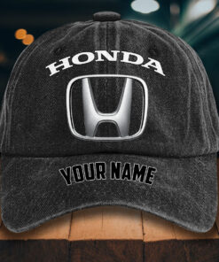 Honda Gewaschene Denim-Kappe