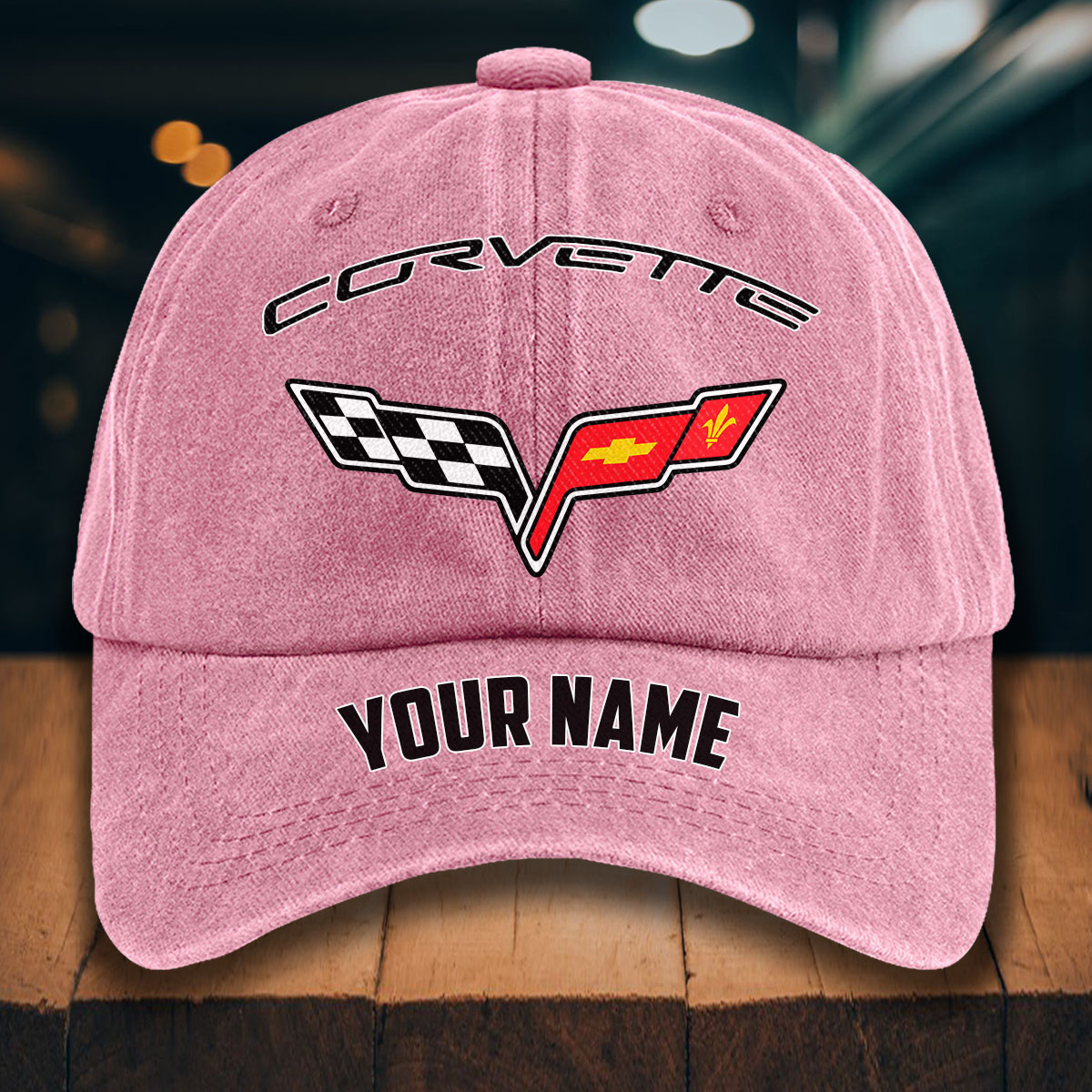 Corvette C6 Gewaschene Denim-Kappe – Bild 9
