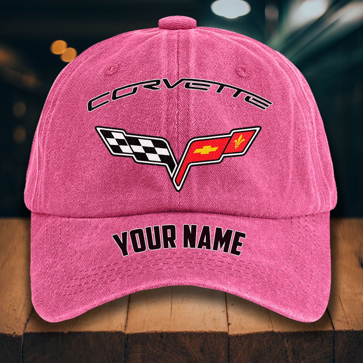 Corvette C6 Gewaschene Denim-Kappe – Bild 10