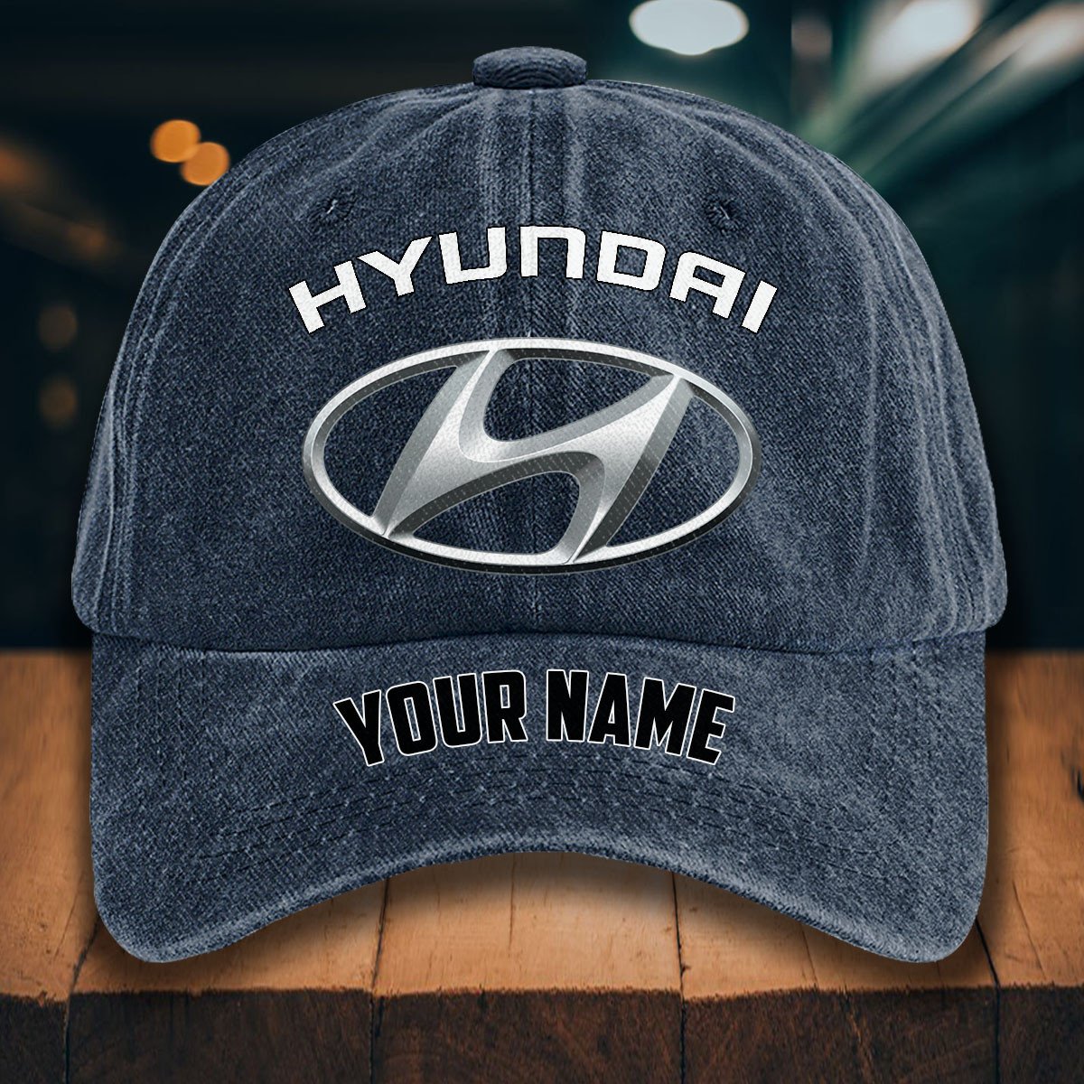 Hyundai Gewaschene Denim-Kappe – Bild 7