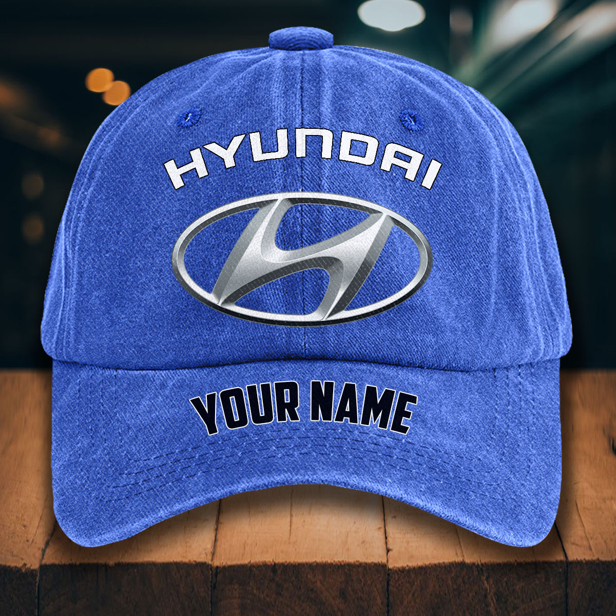 Hyundai Gewaschene Denim-Kappe – Bild 13