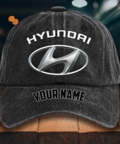Hyundai Gewaschene Denim-Kappe