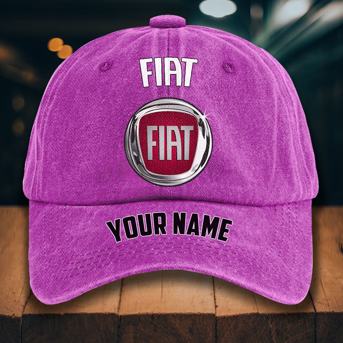 Fiat Gewaschene Denim-Kappe – Bild 6