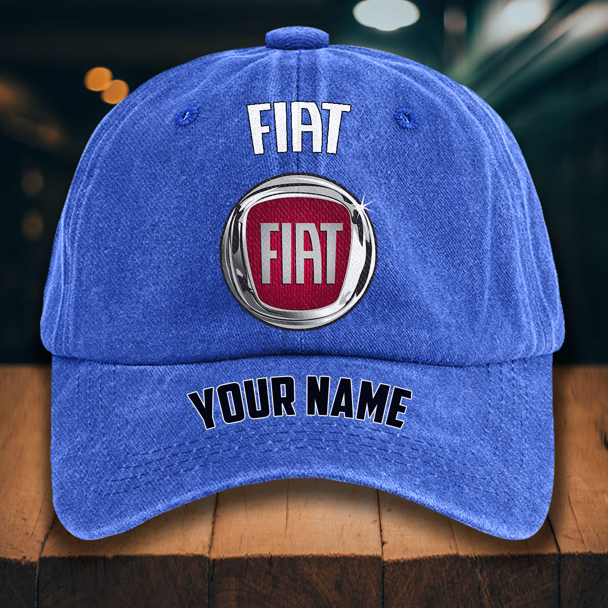 Fiat Gewaschene Denim-Kappe – Bild 13