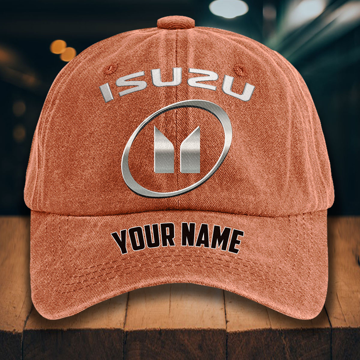 Isuzu Gewaschene Denim-Kappe – Bild 8