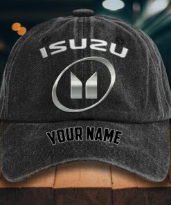 Isuzu Gewaschene Denim-Kappe