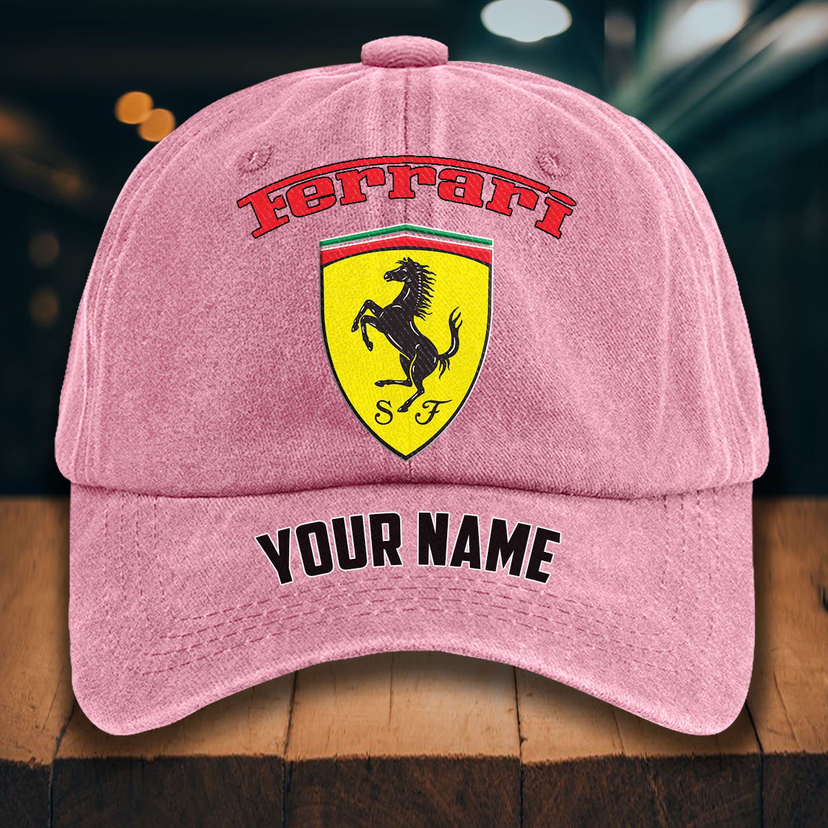Ferrari Gewaschene Denim-Kappe – Bild 9