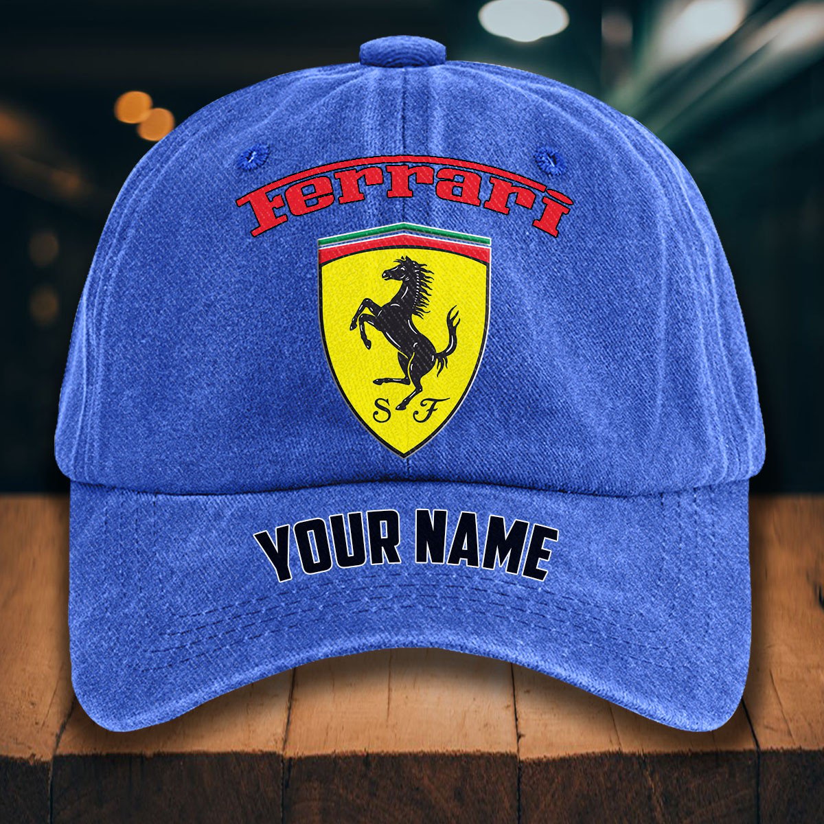 Ferrari Gewaschene Denim-Kappe – Bild 13