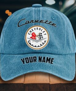 Alternative view of Corvette C1 Gewaschene Denim-Kappe