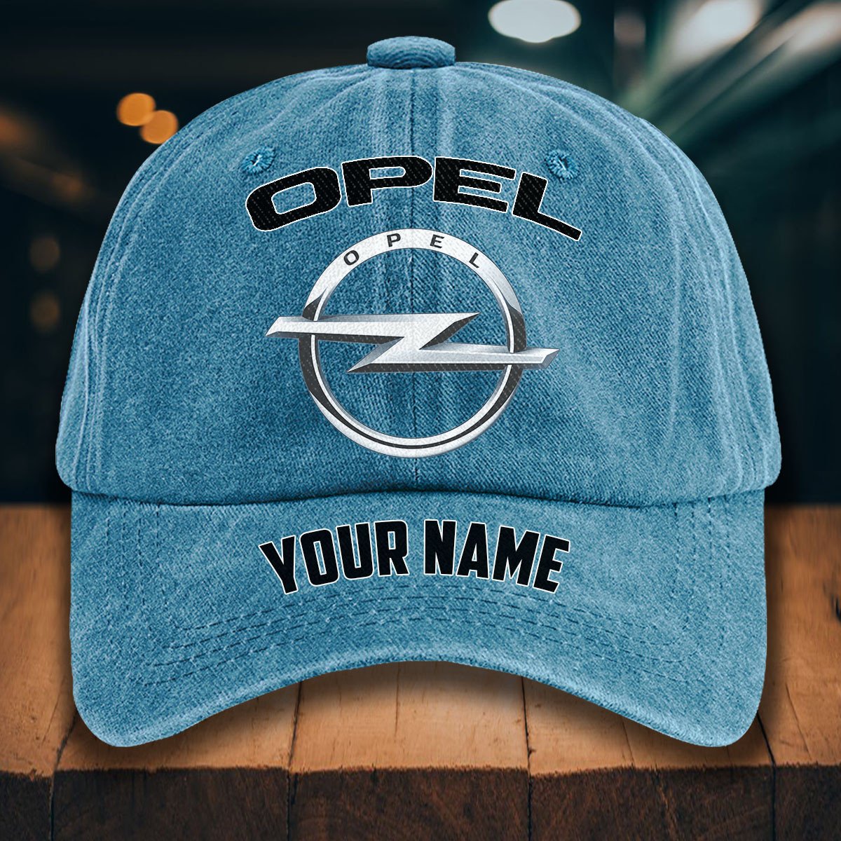 Opel Gewaschene Denim-Kappe – Bild 2
