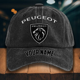Peugeot Gewaschene Denim-Kappe