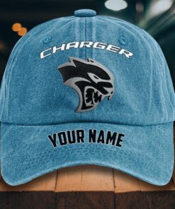 Alternative view of Dodge Charger Gewaschene Denim-Kappe