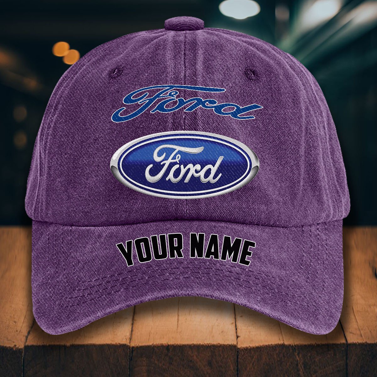 Ford Gewaschene Denim-Kappe – Bild 11