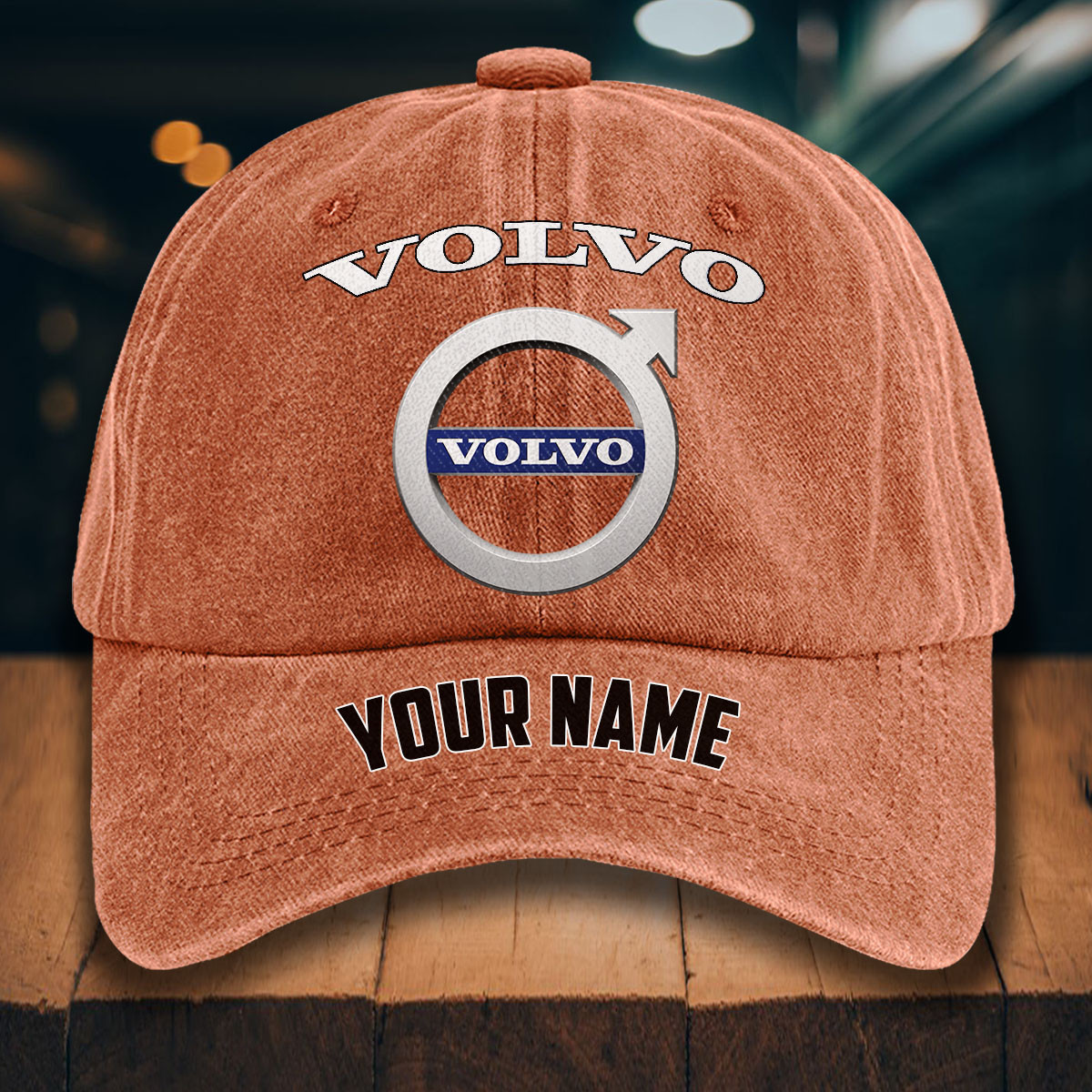 Volvo Gewaschene Denim-Kappe – Bild 8