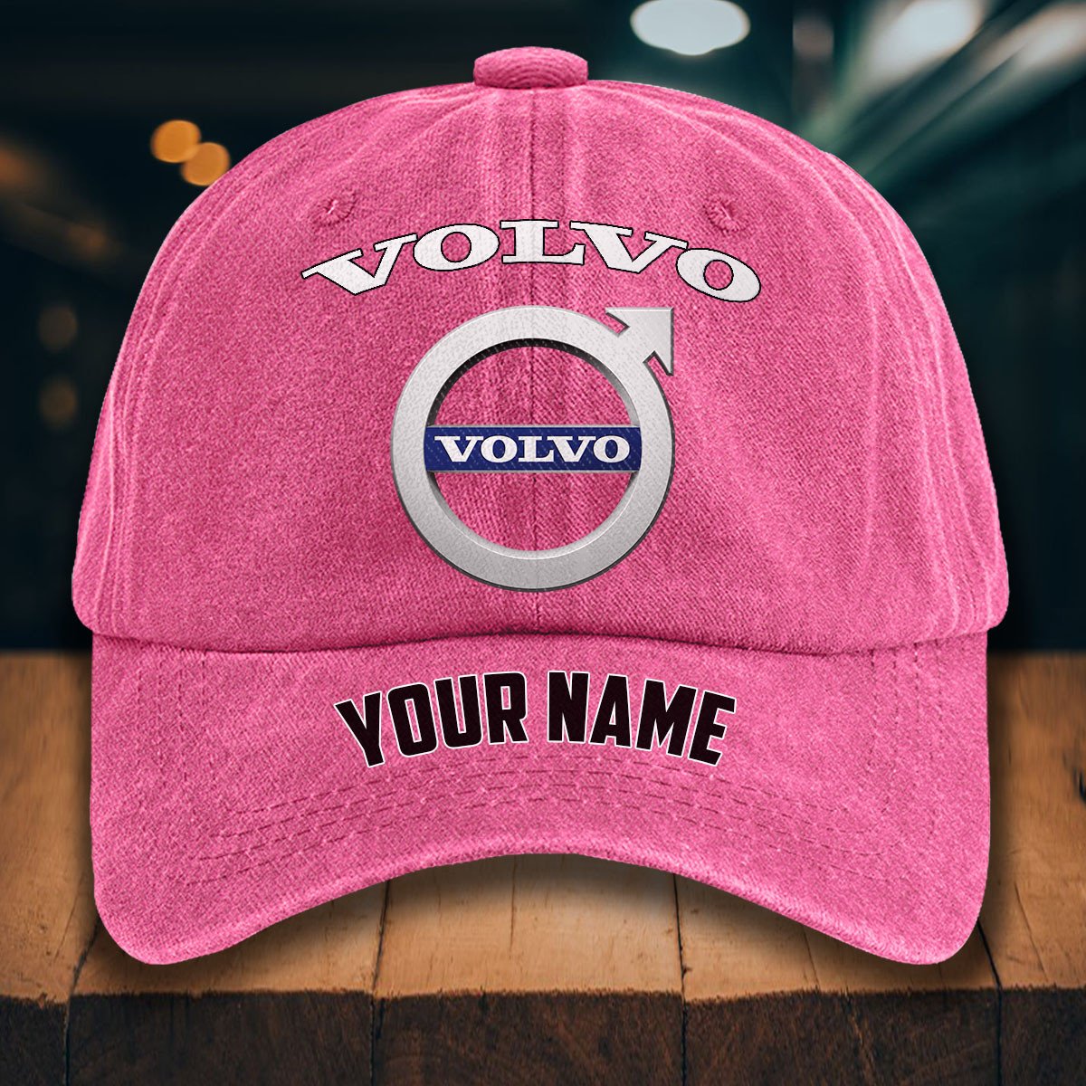 Volvo Gewaschene Denim-Kappe – Bild 10