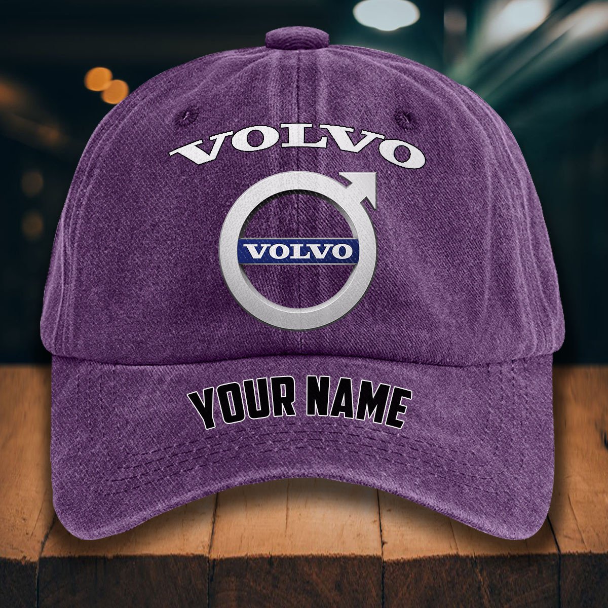 Volvo Gewaschene Denim-Kappe – Bild 11