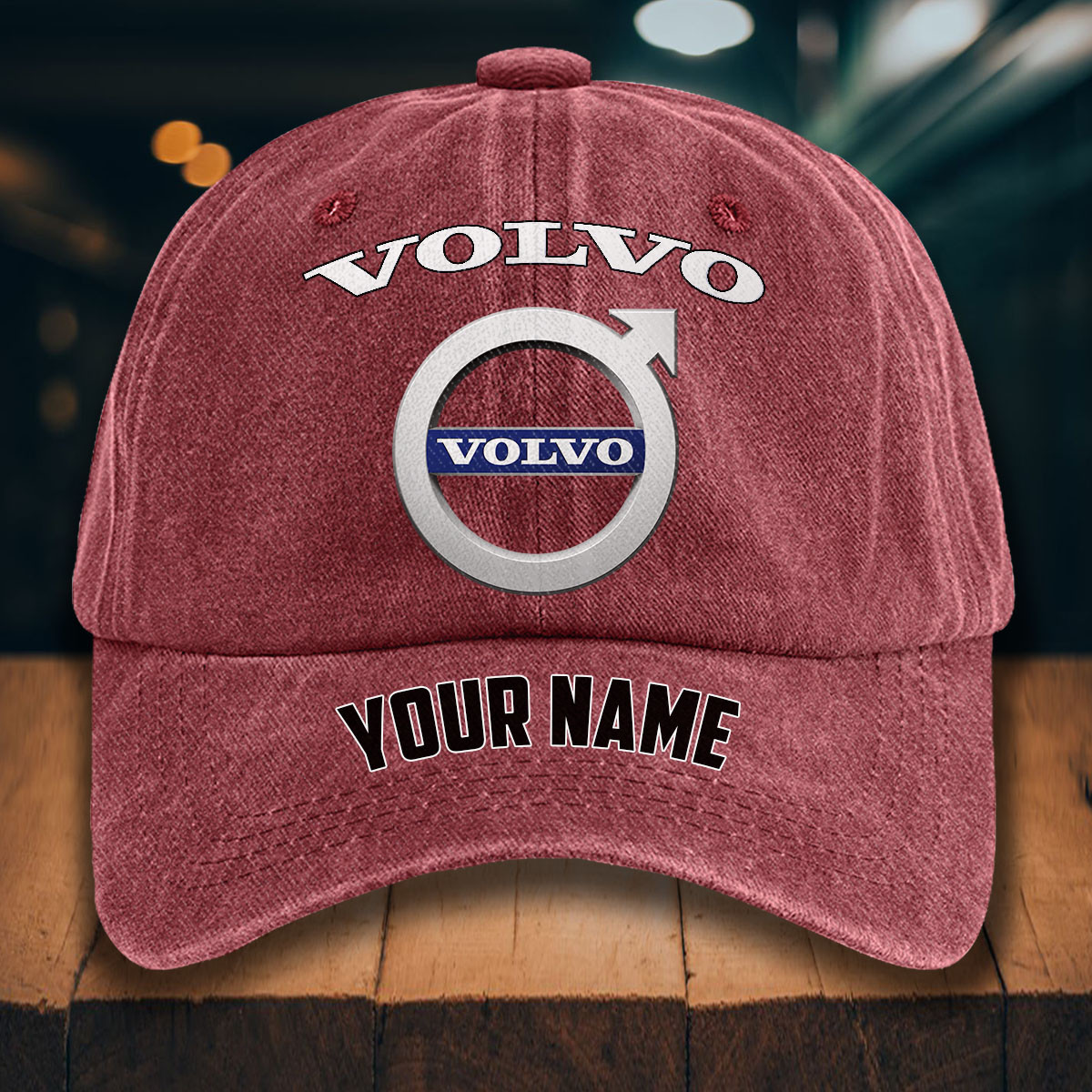 Volvo Gewaschene Denim-Kappe – Bild 14