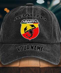 Abarth Gewaschene Denim-Kappe