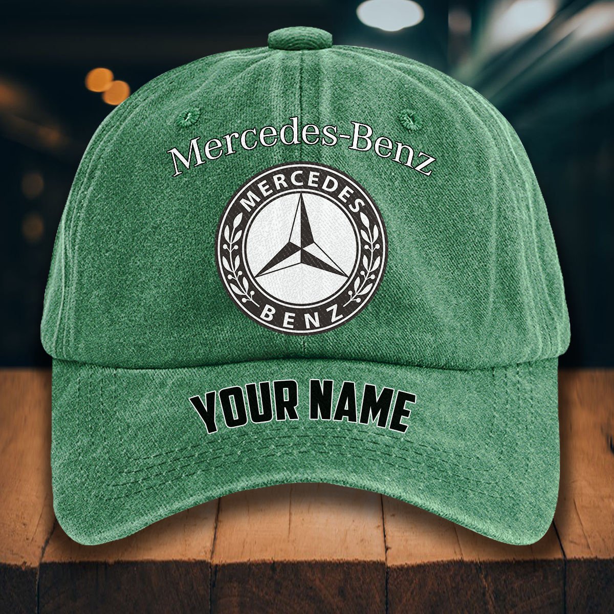 Mercedes-Benz Gewaschene Denim-Kappe – Bild 3