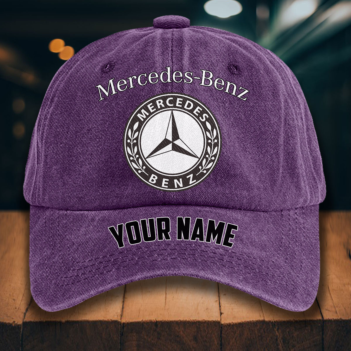 Mercedes-Benz Gewaschene Denim-Kappe – Bild 11