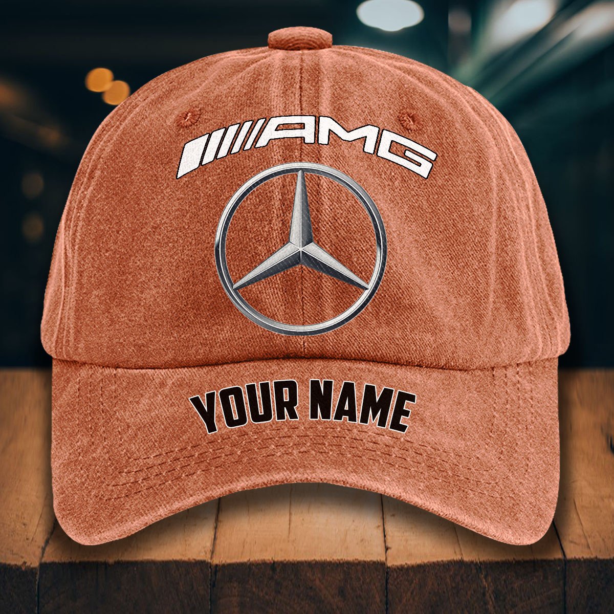 Mercedes-AMG Gewaschene Denim-Kappe – Bild 8