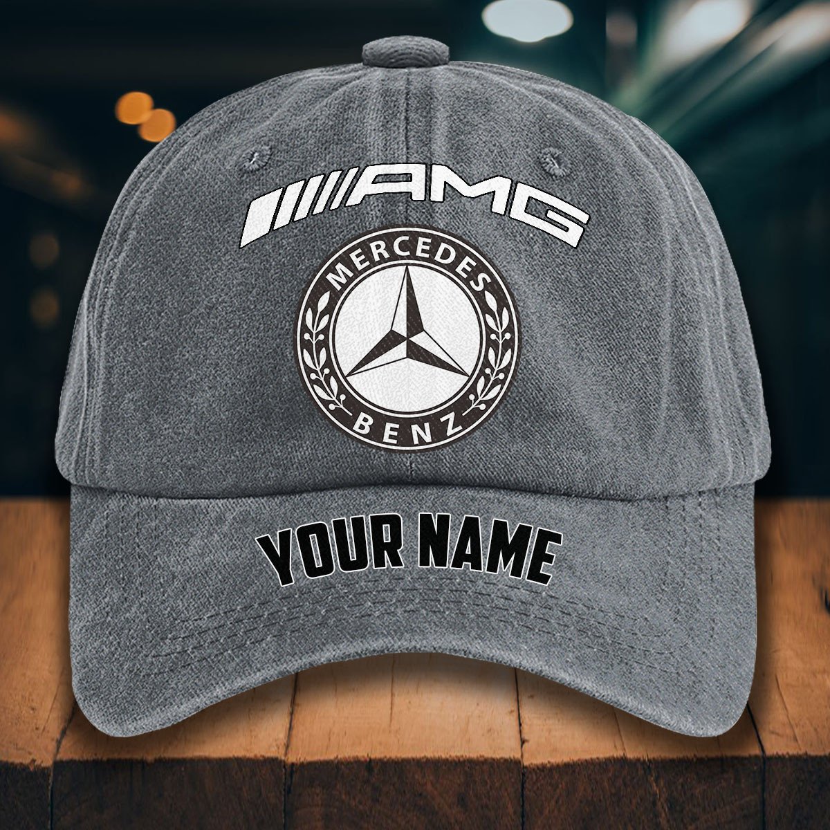 Mercedes-AMG Gewaschene Denim-Kappe – Bild 4