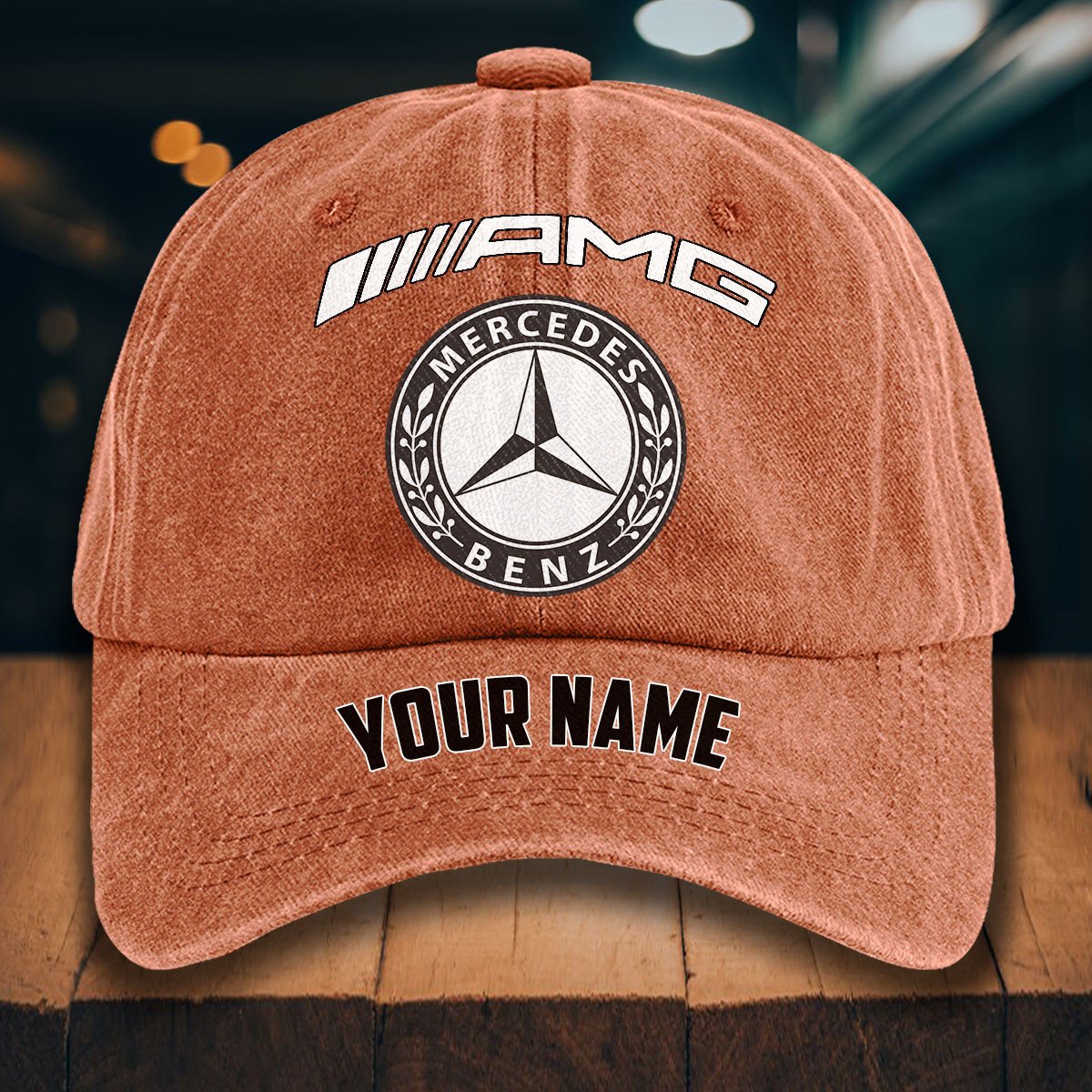 Mercedes-AMG Gewaschene Denim-Kappe – Bild 8
