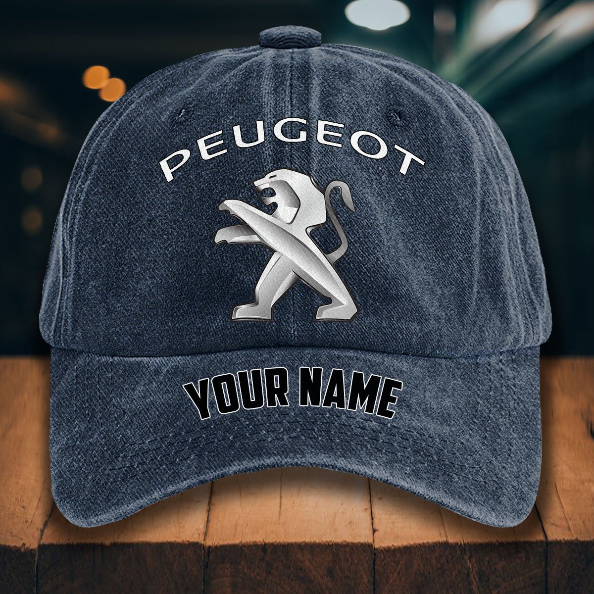Peugeot Gewaschene Denim-Kappe – Bild 7