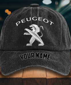 Peugeot Gewaschene Denim-Kappe