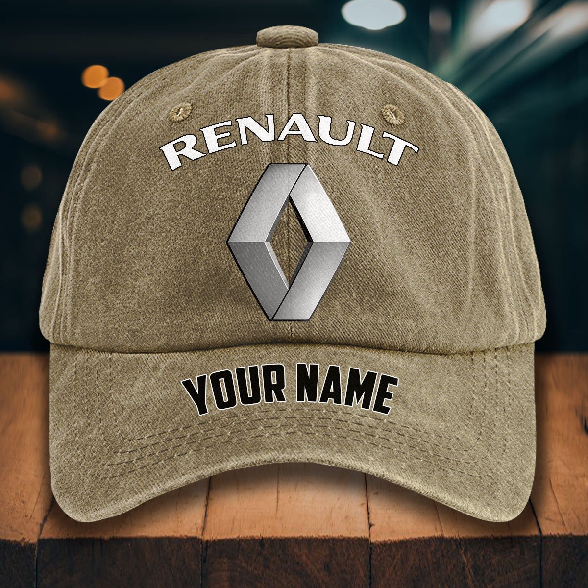 Renault Gewaschene Denim-Kappe – Bild 5