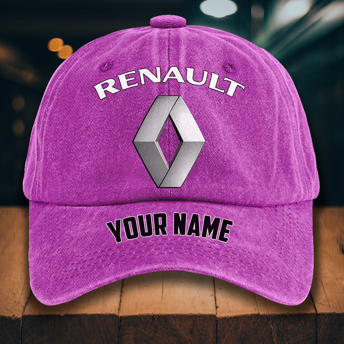 Renault Gewaschene Denim-Kappe – Bild 6