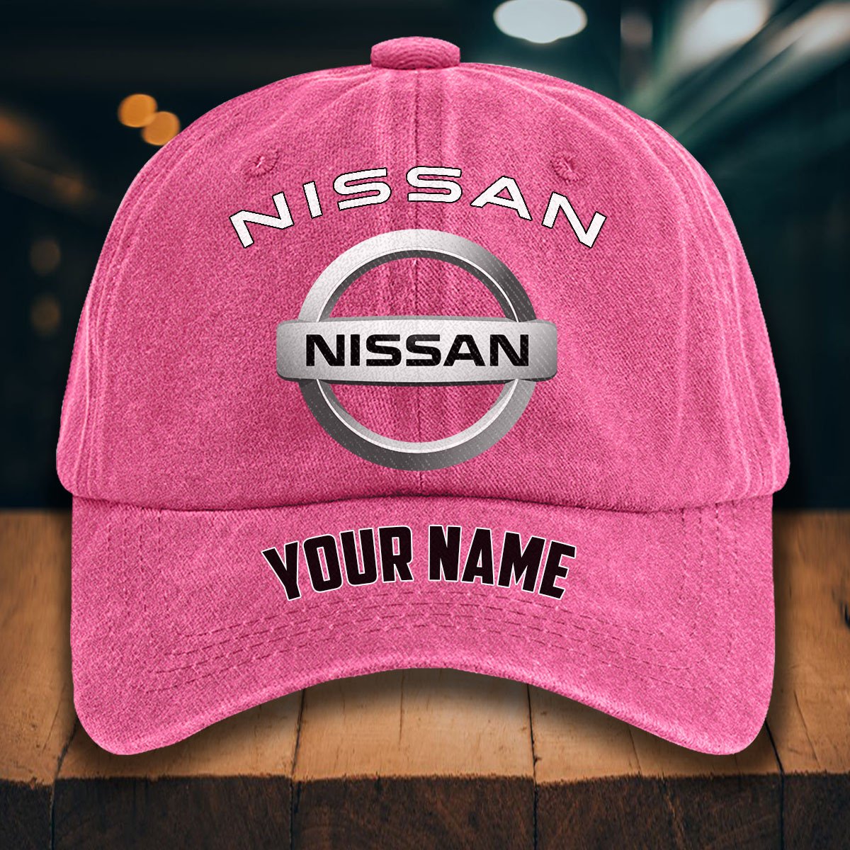 Nissan Gewaschene Denim-Kappe – Bild 10