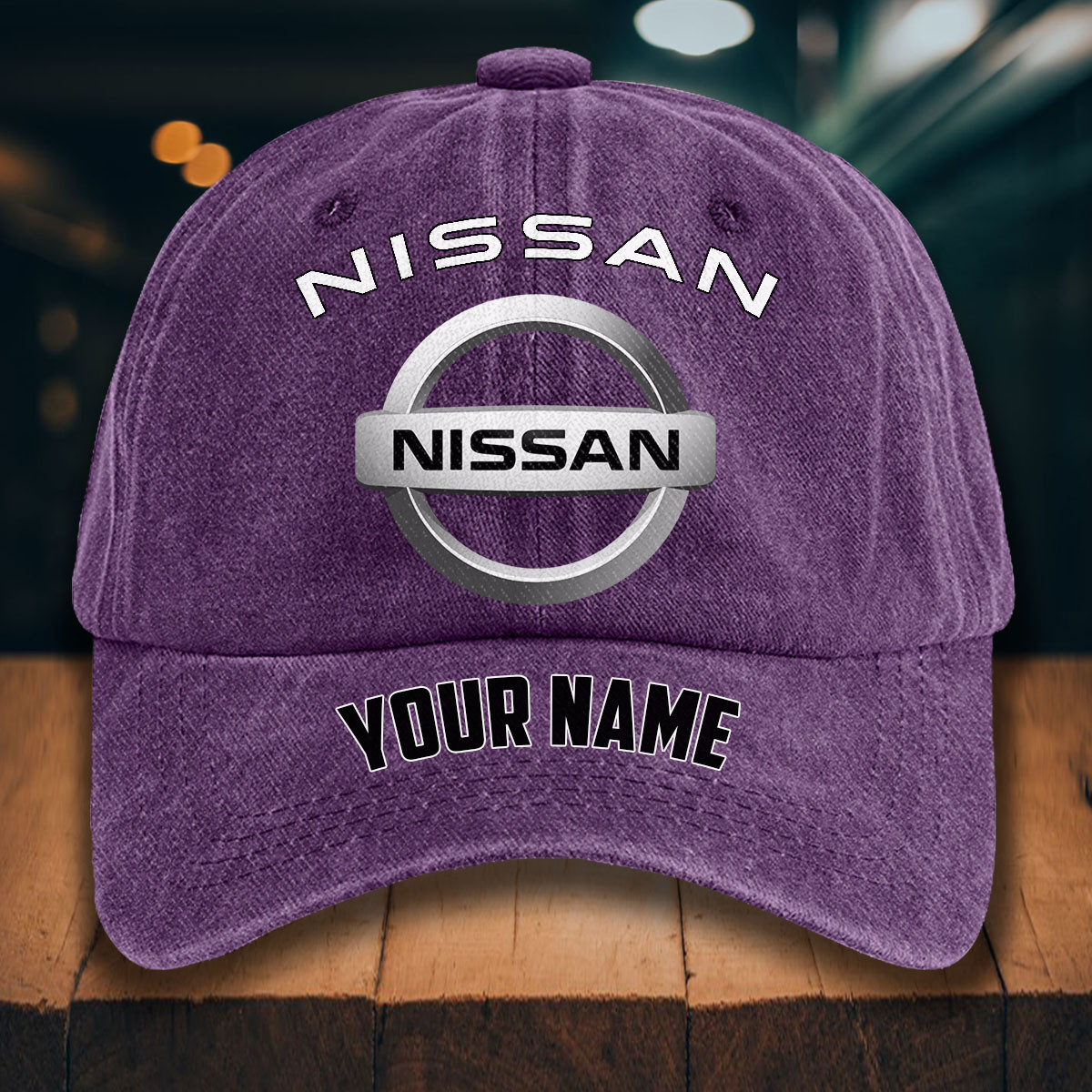 Nissan Gewaschene Denim-Kappe – Bild 11