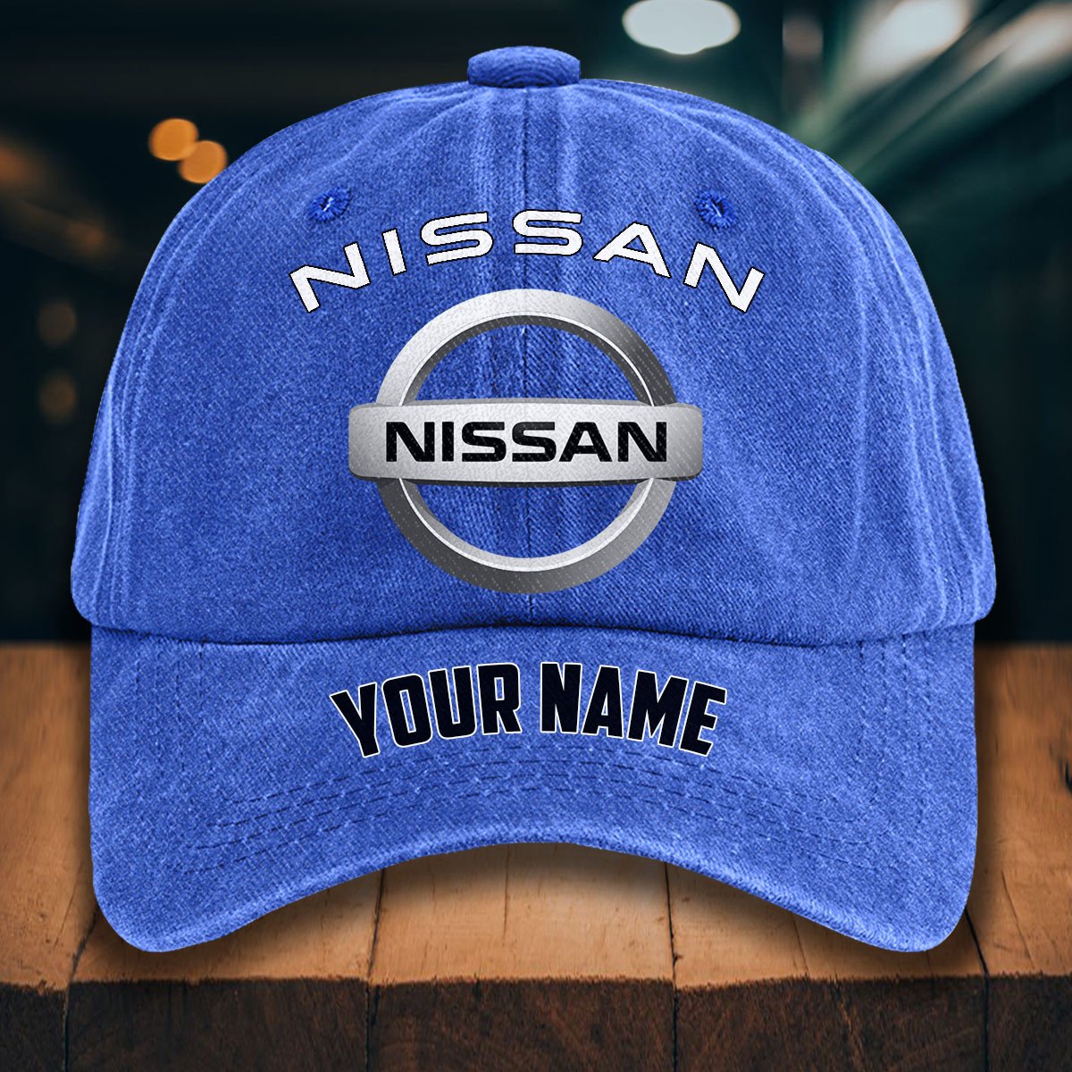 Nissan Gewaschene Denim-Kappe – Bild 13