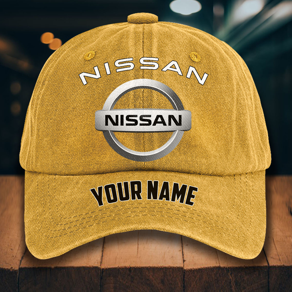 Nissan Gewaschene Denim-Kappe – Bild 15